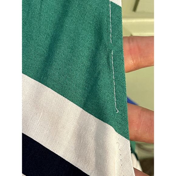 Loft Women Dress XS Multi-Color Striped High Neck Halter Apron A-Line Summer - Picture 10 of 10